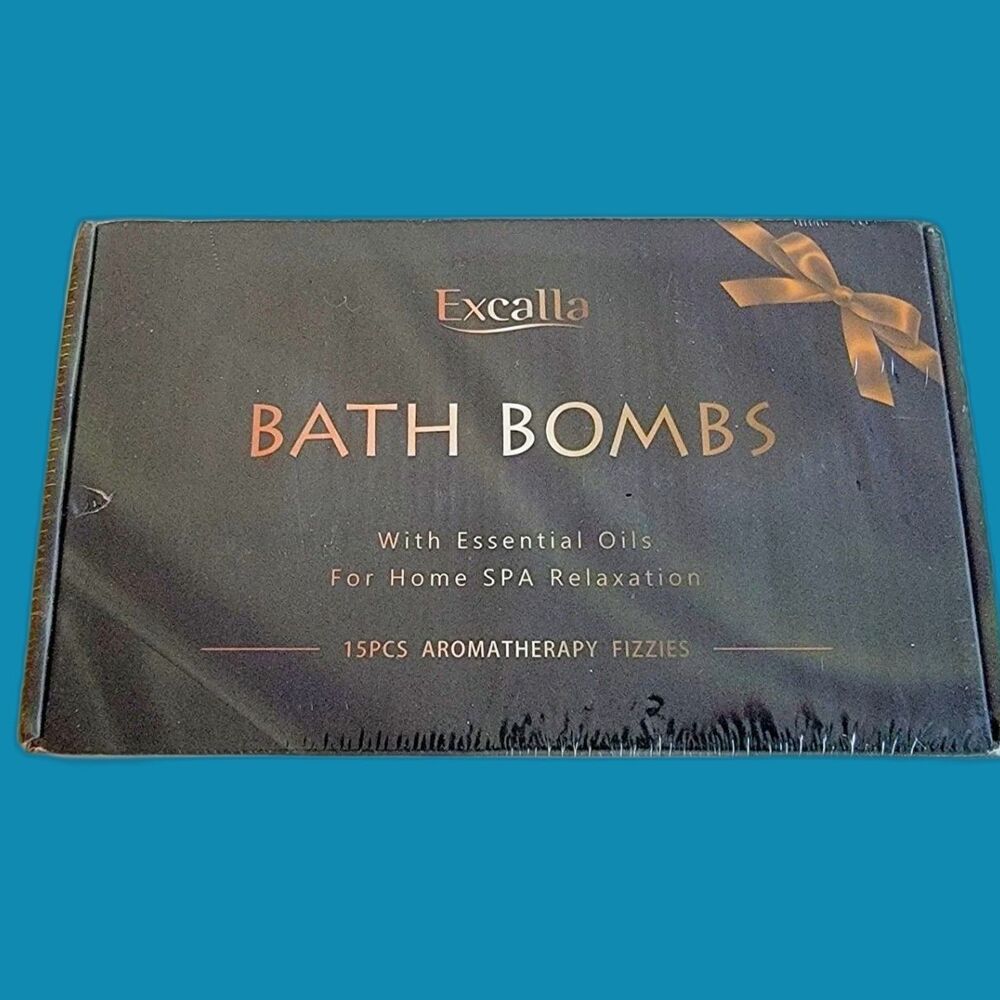 EXCALLA Bath Bombs Aromatherapy Essential Oil Fizzies NIB Gifts